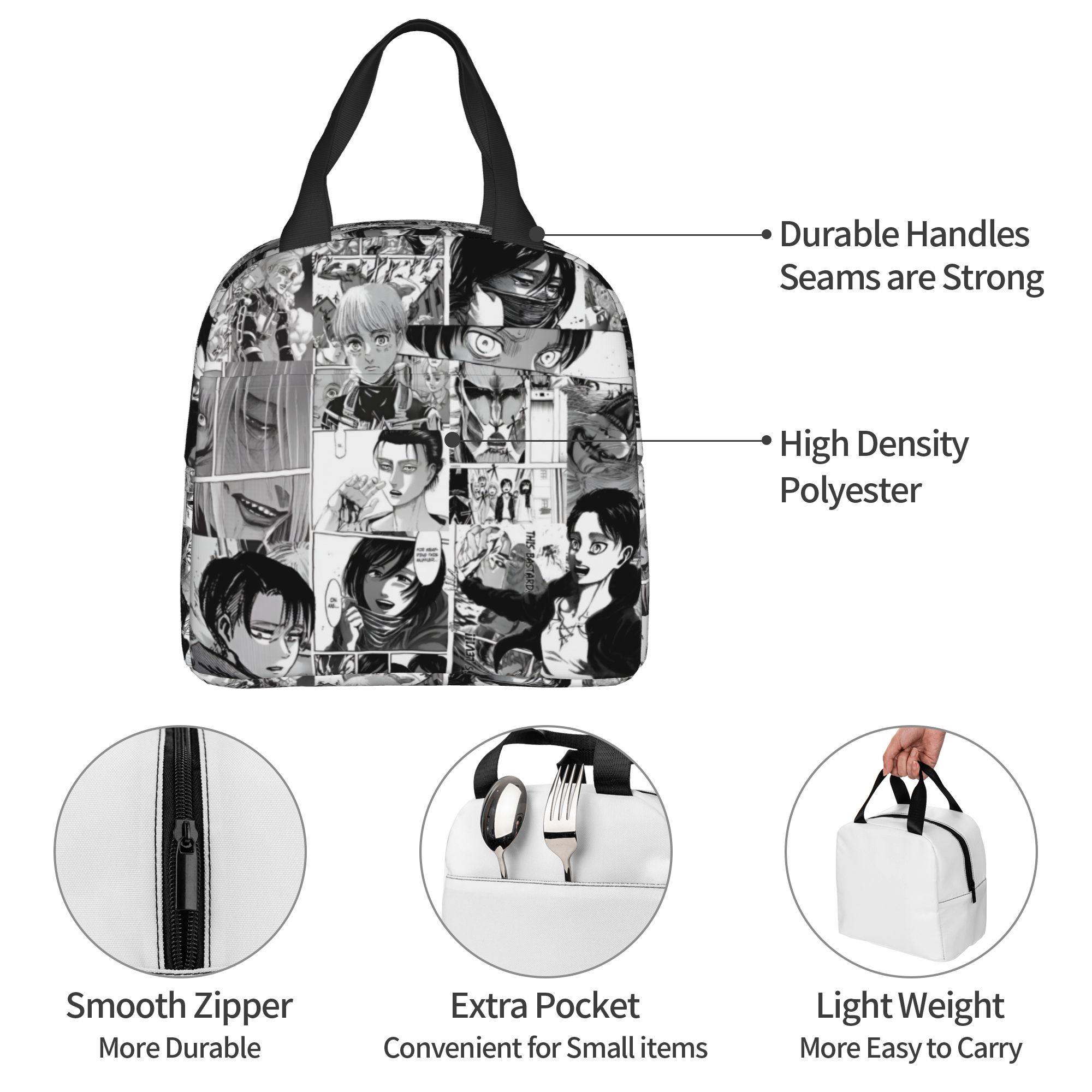 Travel Accessories 2022 - Tas Makan Siang Terisolasi Custom Attacks