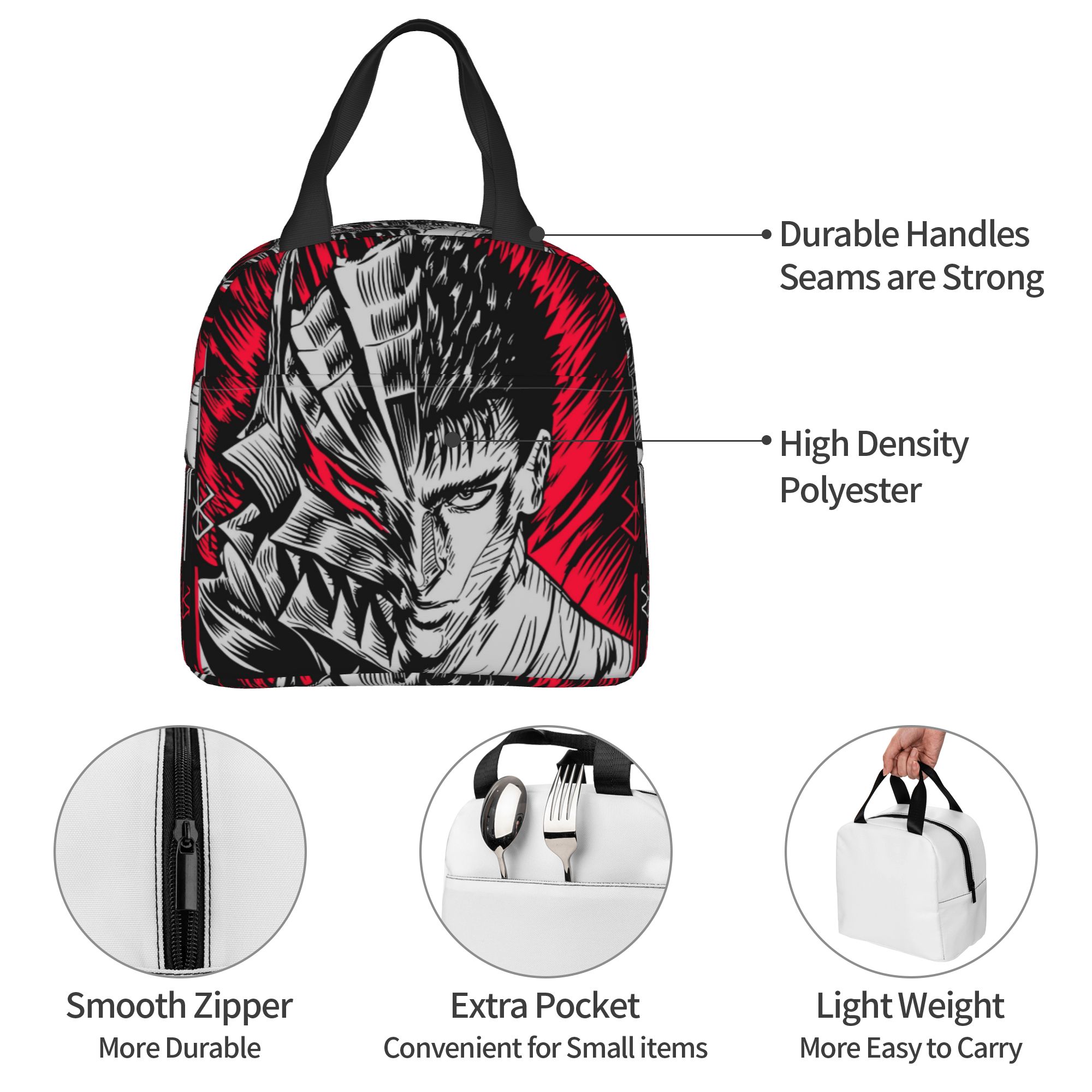 Travel Accessories 2022 - B-Berserks Tas Makan Siang Terisolasi Termal