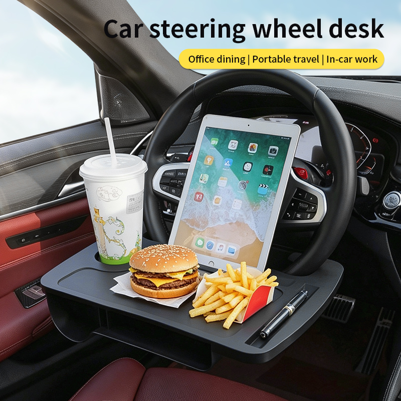 Travel Accessories Car - Meja Nampan Setir Mobil 2-IN-1, Meja