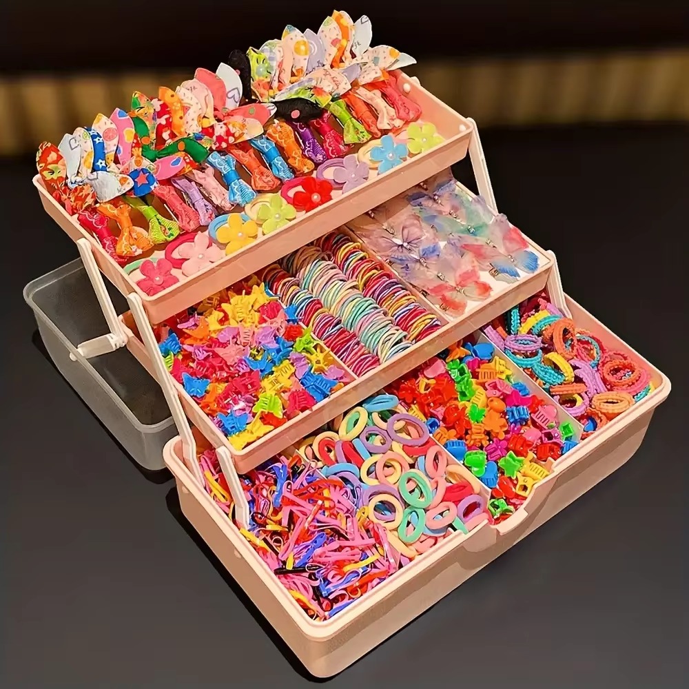 Travel Accessories For 10 Year Old Girl - 555 Buah Aksesori Rambut yang Cocok
