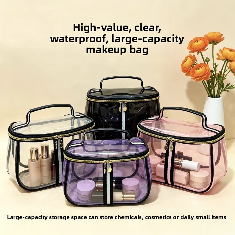 Toiletry Bag Tsa - Tas Kosmetik Pu Tas Penyimpanan Perjalanan