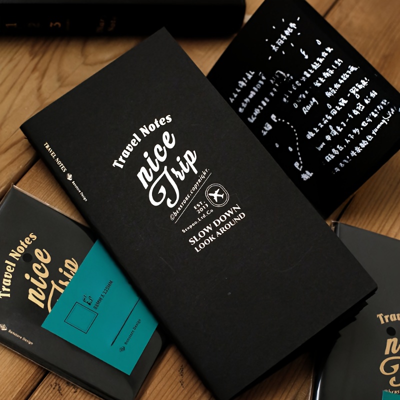Travel Notebook Journal - Fromthenon Buku Catatan Perjalanan Tahan Lama,