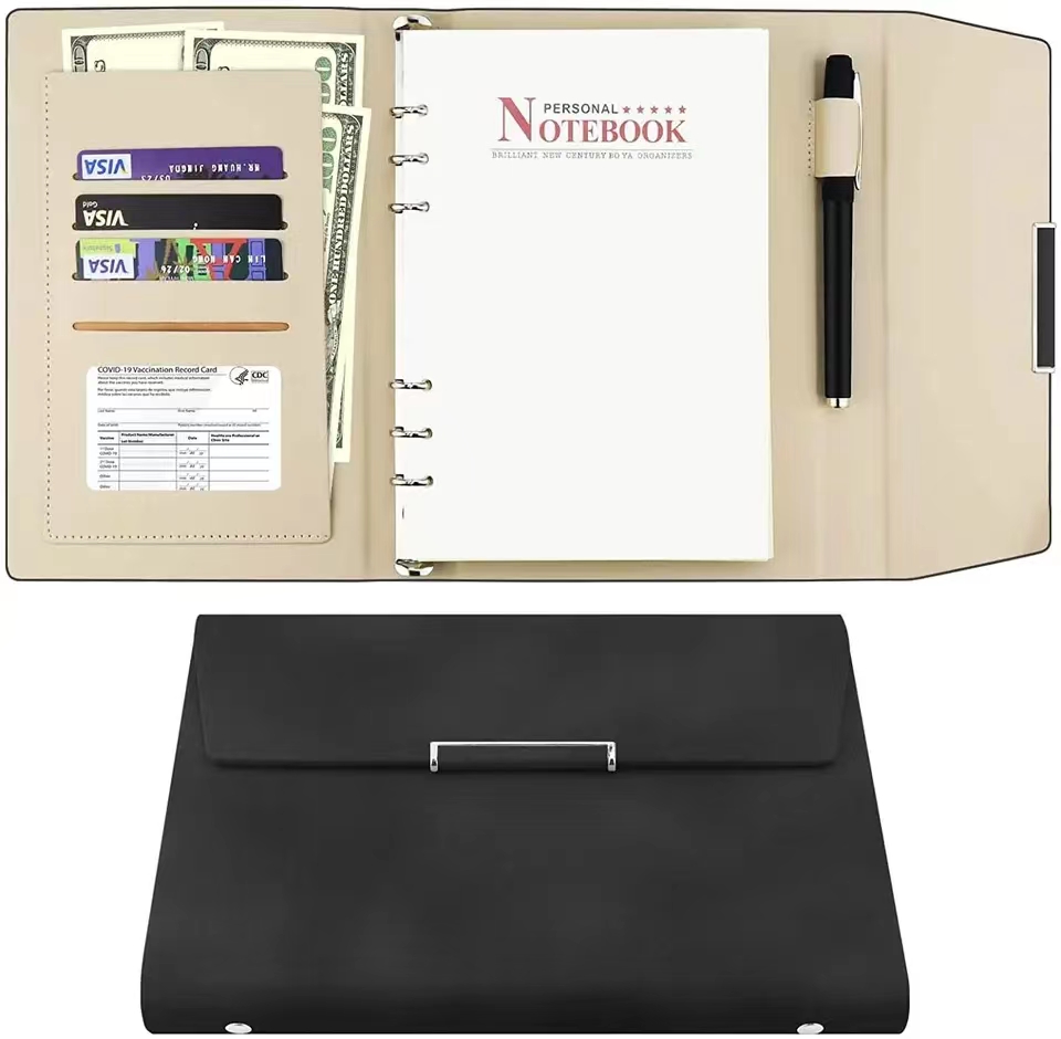 Travel Notebook Journal - Notebook Binder baru Folder Notepad kulit