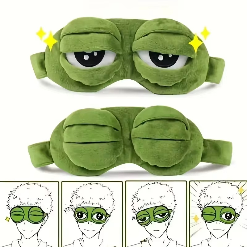 Travel Accessories Store - Penutup Mata Berbentuk Katak untuk Pesta,