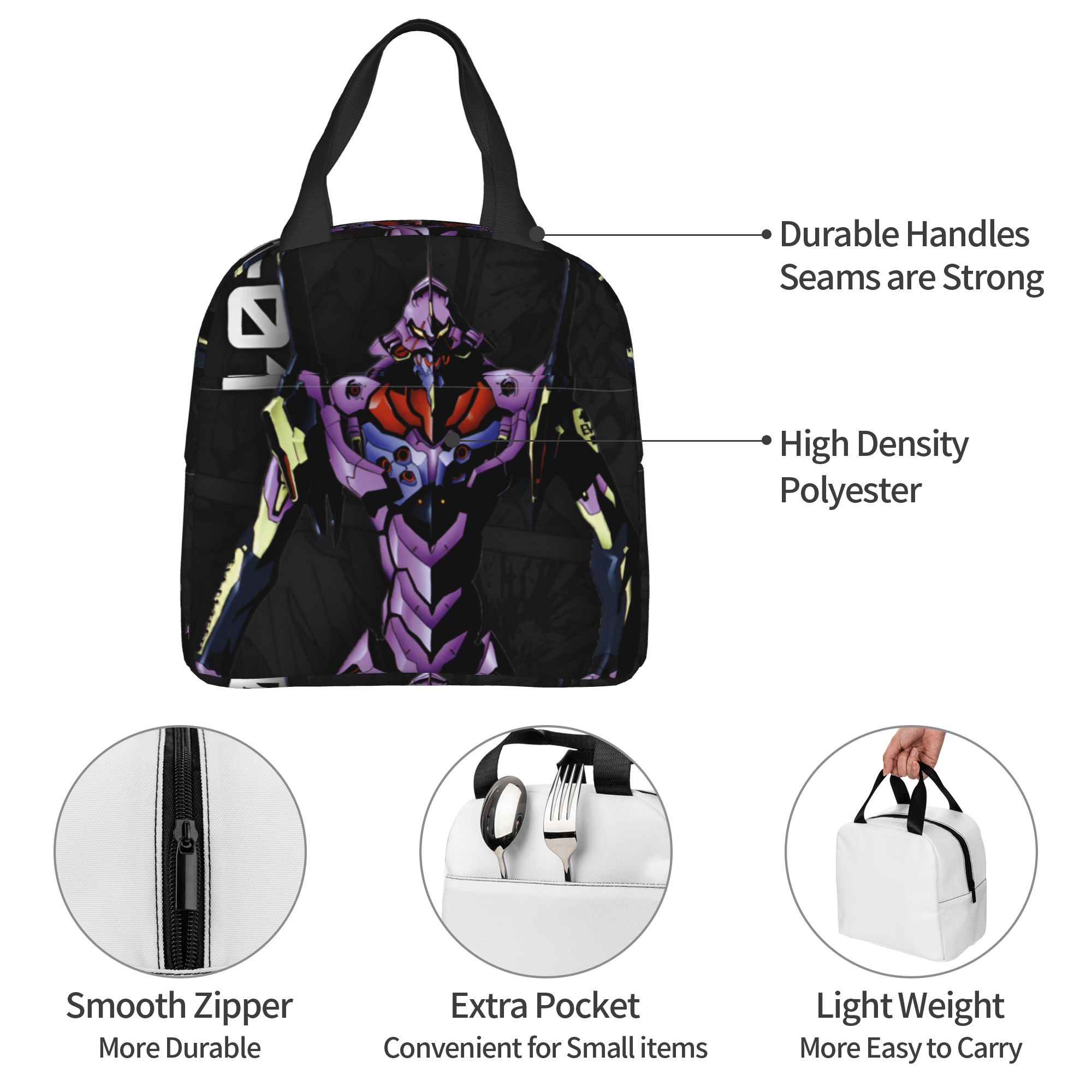 Travel Accessories 2022 - E-evangelions Tas Makan Siang Terisolasi Termal