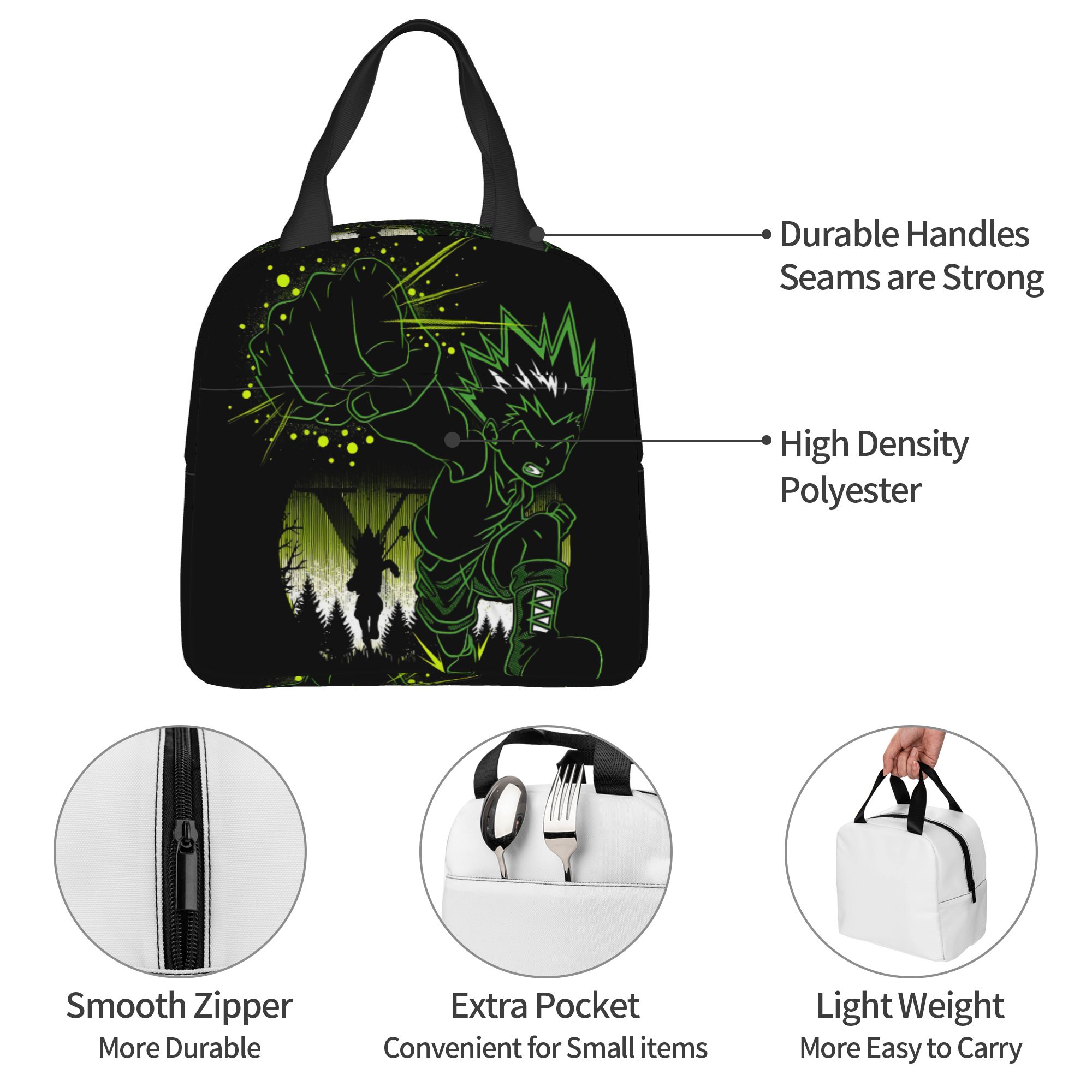 Travel Accessories 2022 - Tas Makan Siang Terisolasi Custom H-Hunters