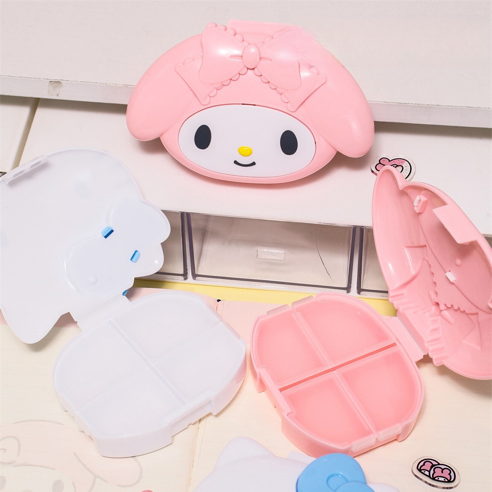 Travel Accessories Gifts For Women - Kotak Pil Sanrio Hello Kitty My