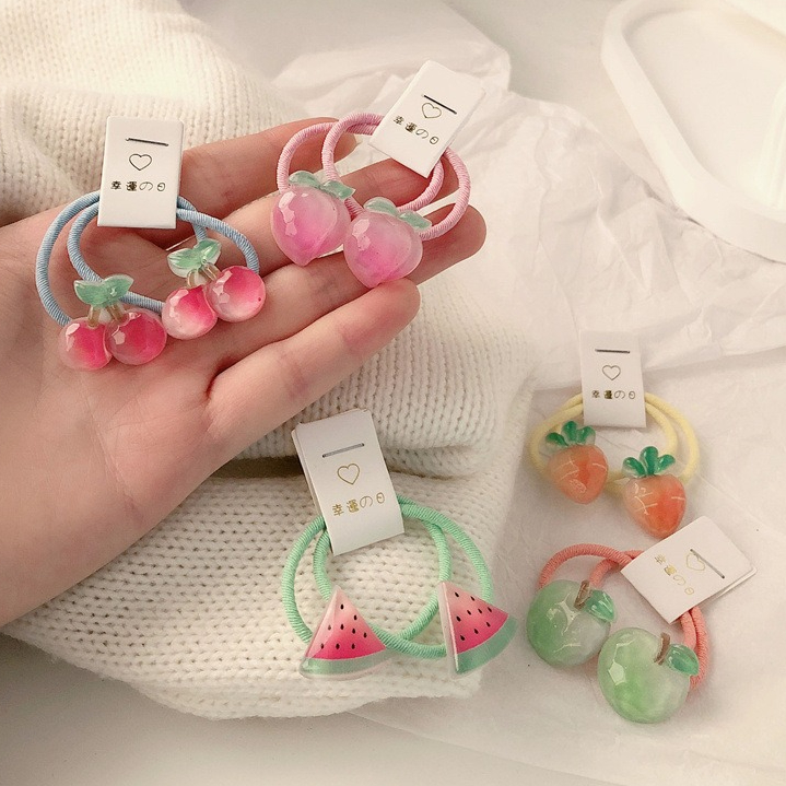 Travel Accessories For 10 Year Old Girl - Ikat Rambut Wortel Anak 5 Pasang