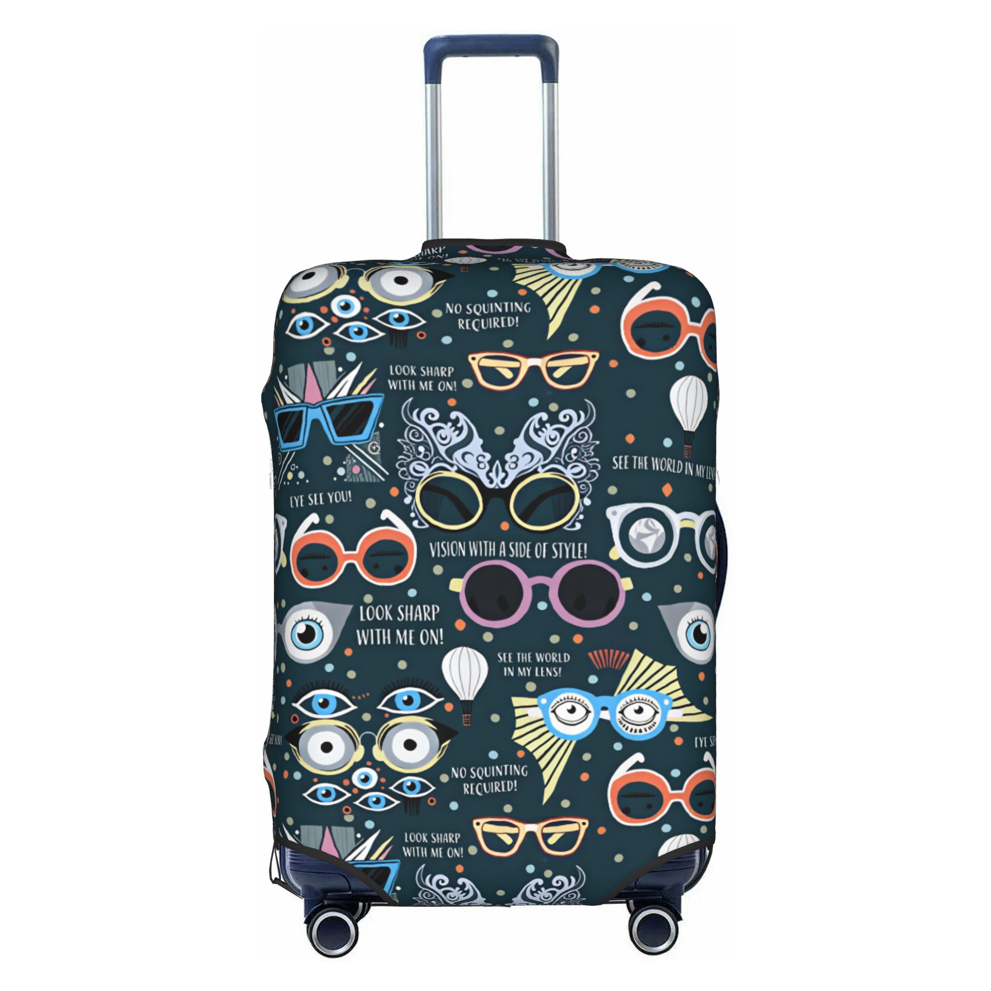 Quirky Travel Accessories - Penutup Koper Optometrist Optician, Pelindung Koper