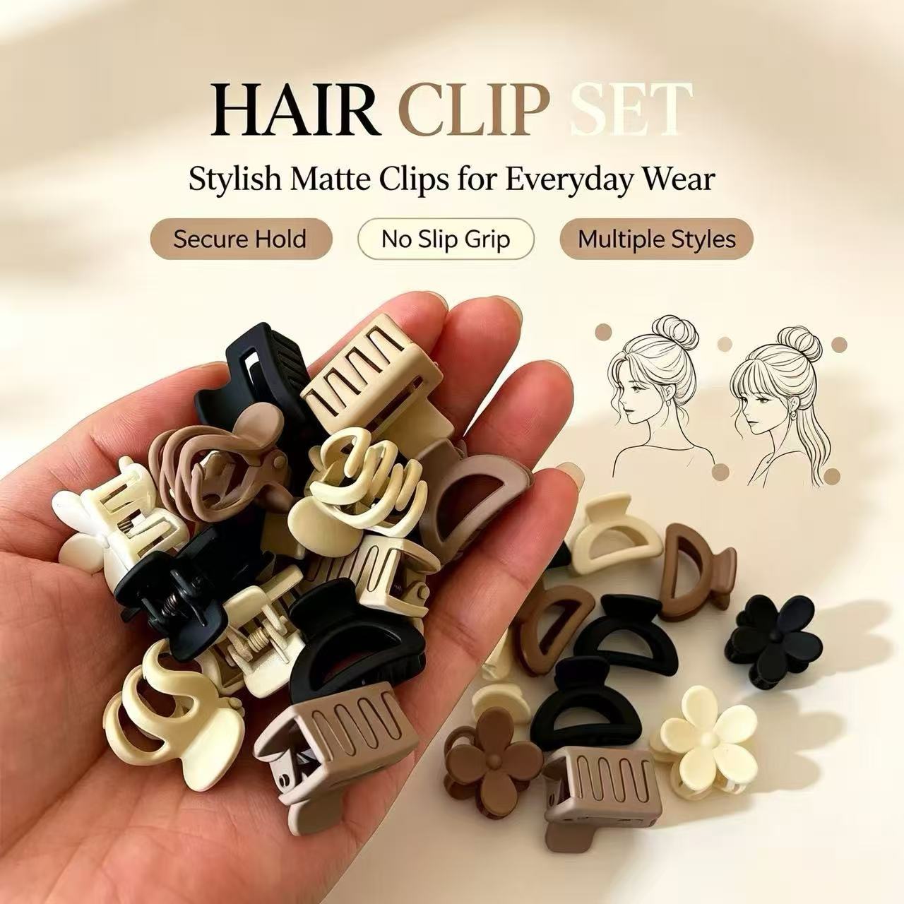 Travel Accessories Gifts For Women - 10/20/30 Buah Klip Kecil Campuran Warna