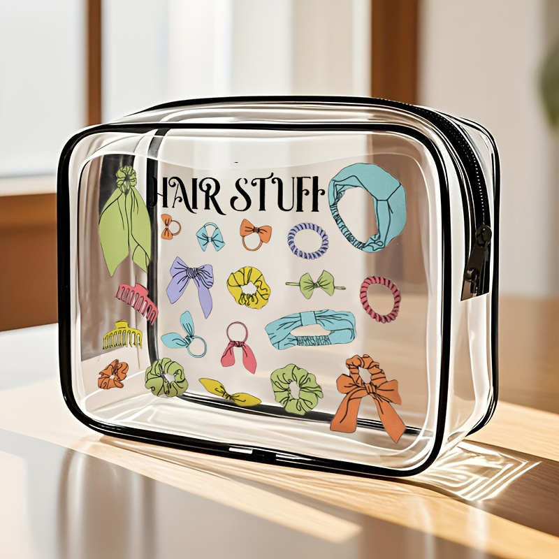 Toiletry Bag Tsa - 1 Buah Tas Rias Bening Transparan