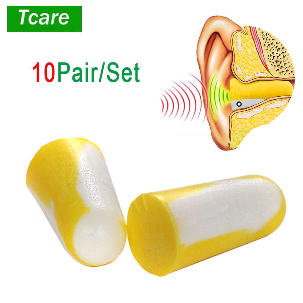 Earplug Set Foam - Tcare 10 Set Penyumbat Telinga Busa