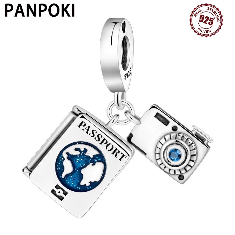 Travel Accessories Gifts For Women - 925 perak Sterling kamera paspor perjalanan
