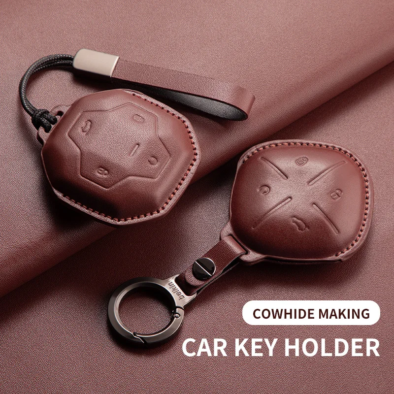 Travel Accessories 2022 - Sarung Kunci Mobil Kulit Untuk JETOUR