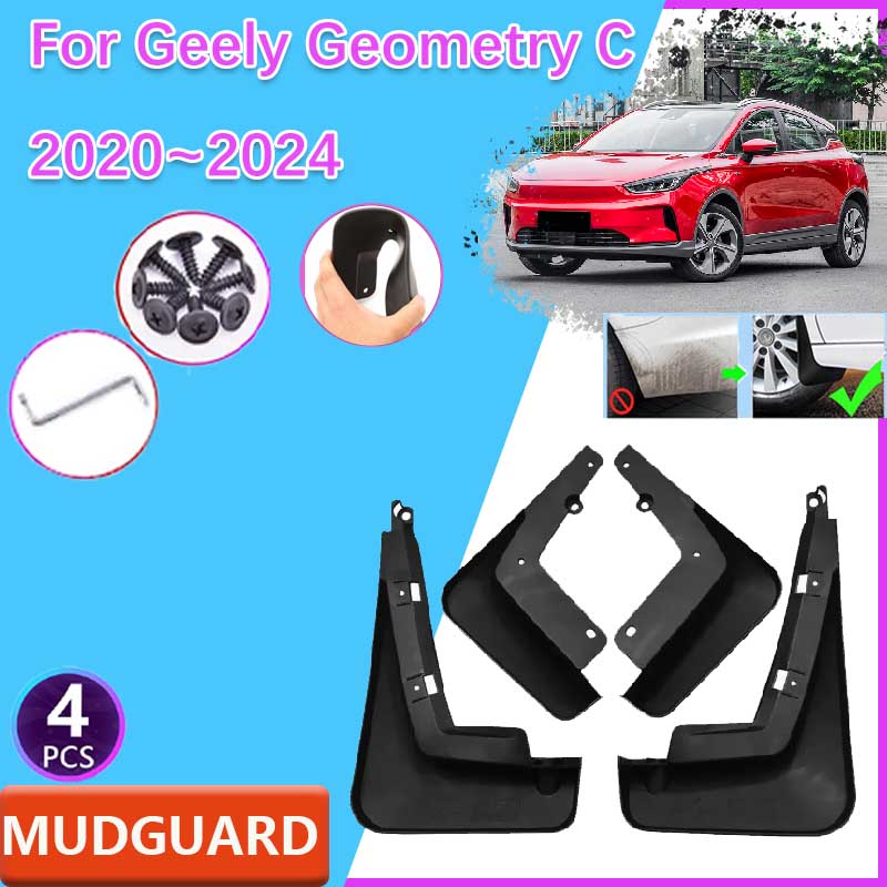 Travel Accessories 2022 - Pelindung Lumpur Mobil 4PCS Untuk Geely