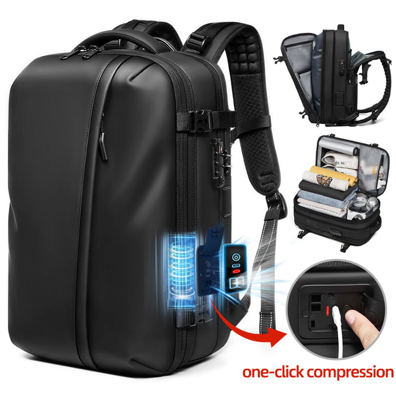 Compression Bag Vacuum - Tas Ransel Pria Travel Backpack One