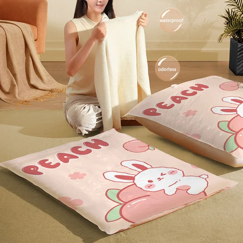 Compression Bag Vacuum - 1/4 Buah Tas Kompresi Bergerak Perjalanan