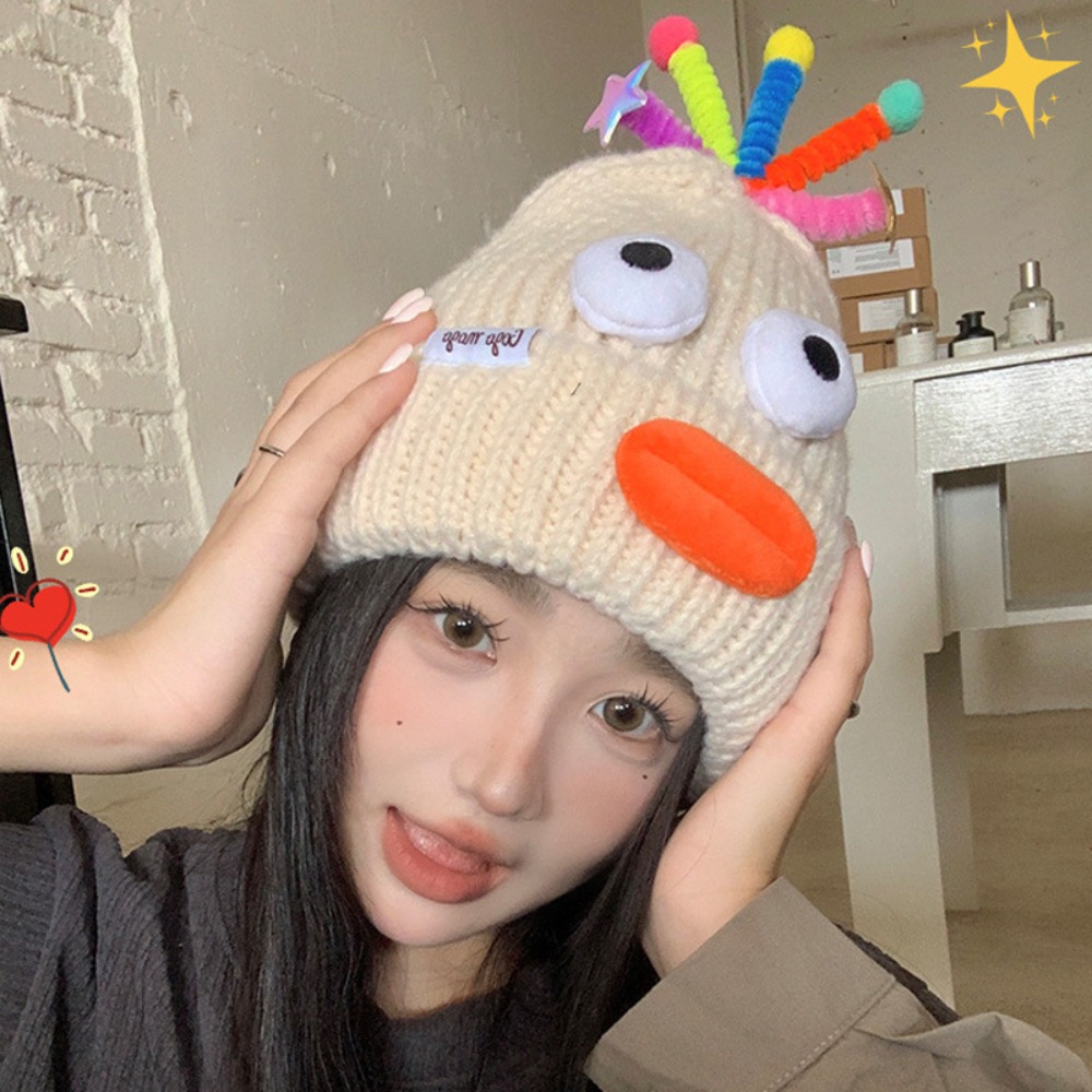 Topi Beanie Topi Rajut Unik Ba - Quirky Travel Accessories ulasan dan harga