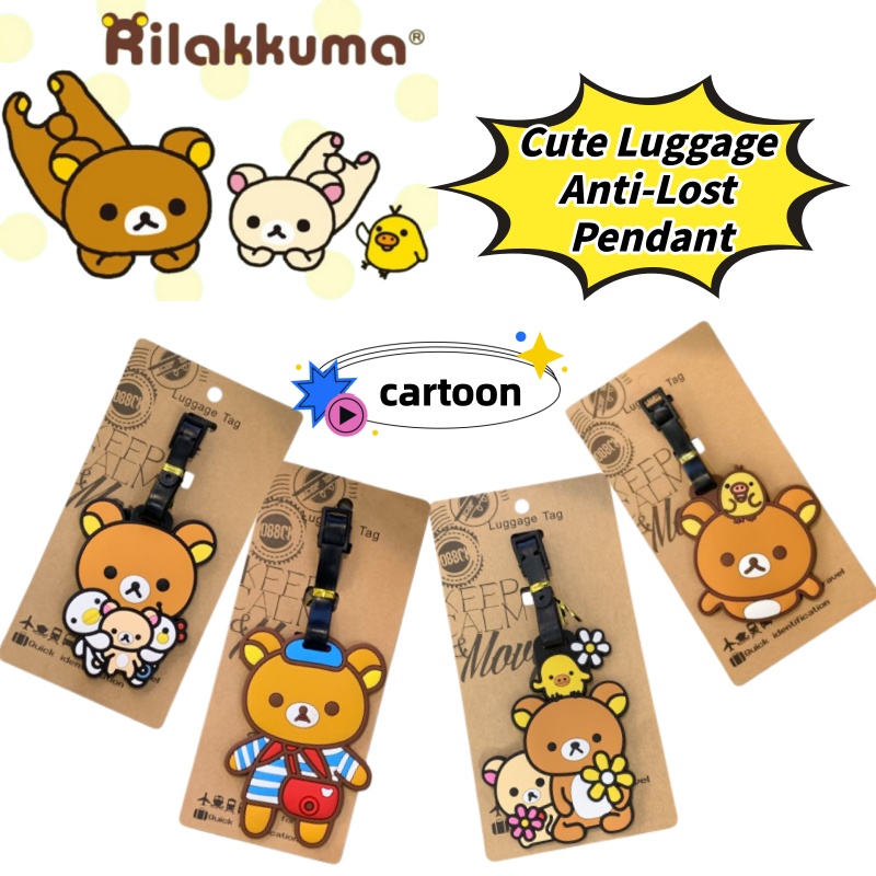 Tag Bagasi Kreatif Rilakkuma y - Travel Accessories Store ulasan dan harga