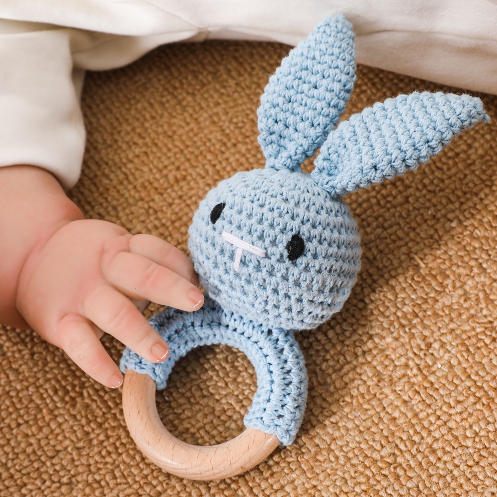 Mainan Genta Bayi Kayu Rajutan - Travel Accessories For 3 Year Old ulasan dan harga