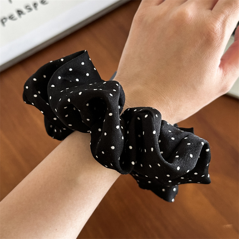 11Cm/14Cm Dot Kain Scrunchies  - Travel Accessories Gifts For Women ulasan dan harga