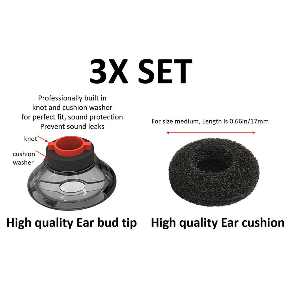 6 Buah Set Penutup Telinga Bus - Earplug Set Foam ulasan dan harga