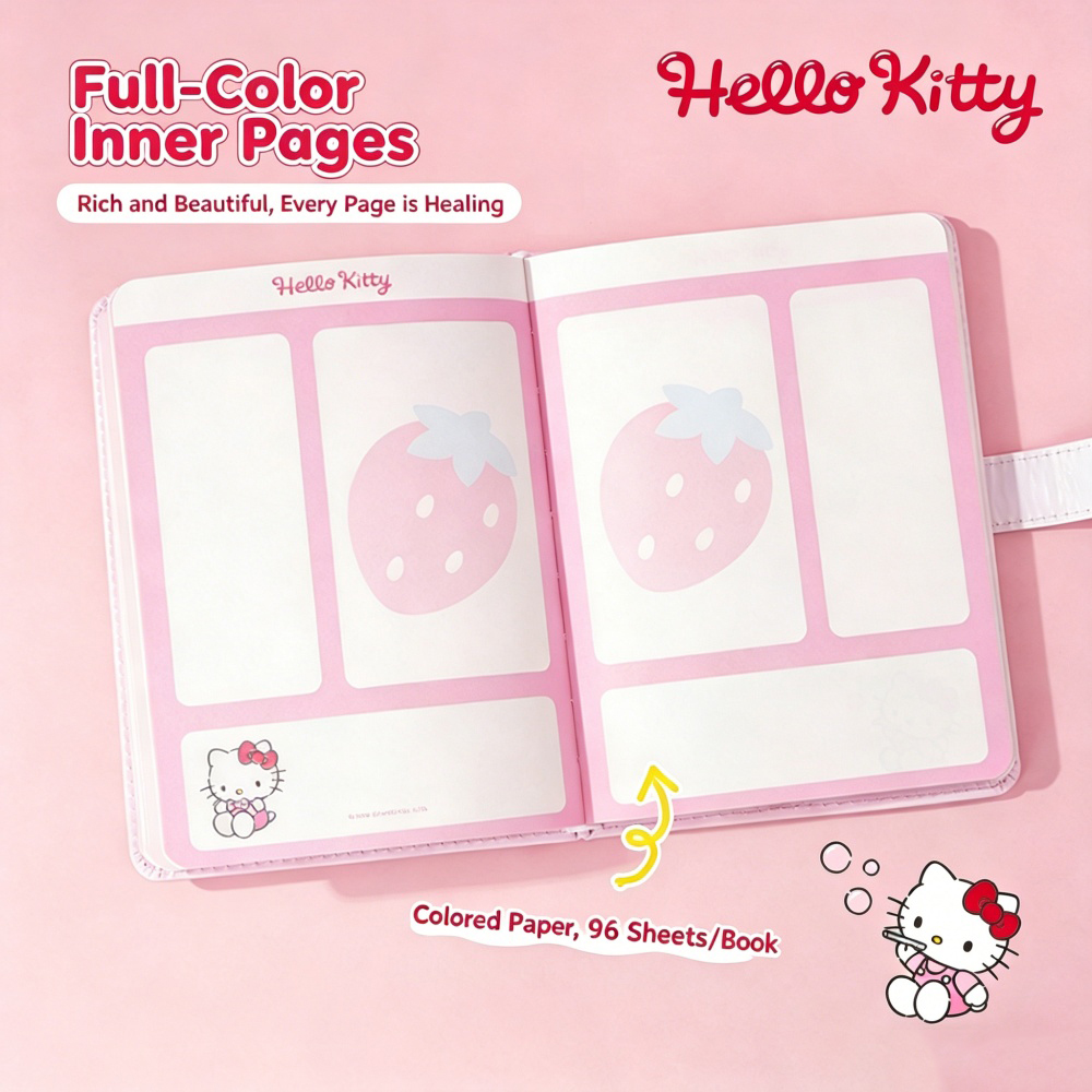 Asli Sanrio Hello Kitty A5 Buk - Travel Notebook Journal ulasan dan harga