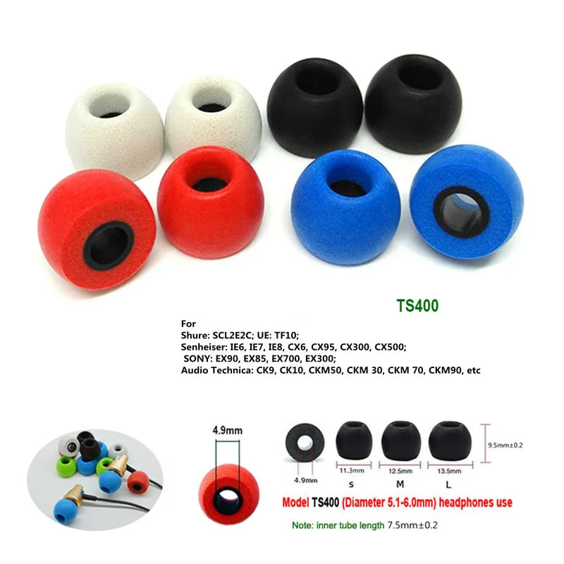10 Pasang Eartips Busa Memori  - Earplug Set Foam ulasan dan harga