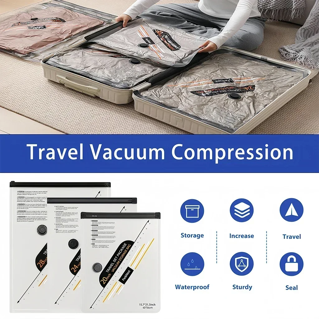 Set Perlengkapan Perjalanan Ta - Compression Bag Vacuum ulasan dan harga