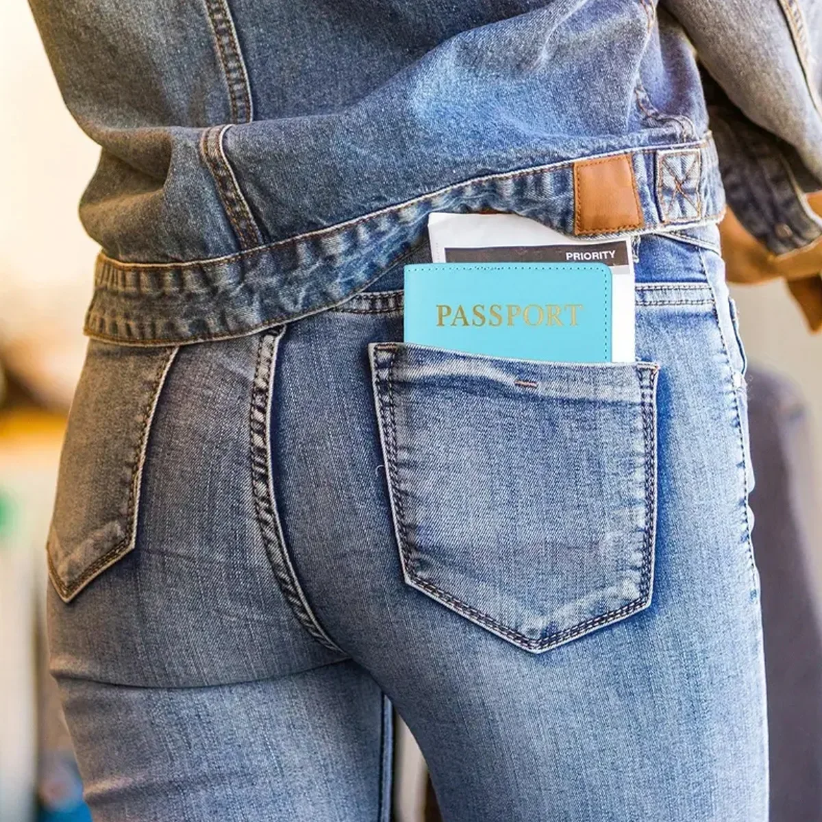 Sarung pelindung paspor kulit  - Travel Accessories Gifts For Women ulasan dan harga