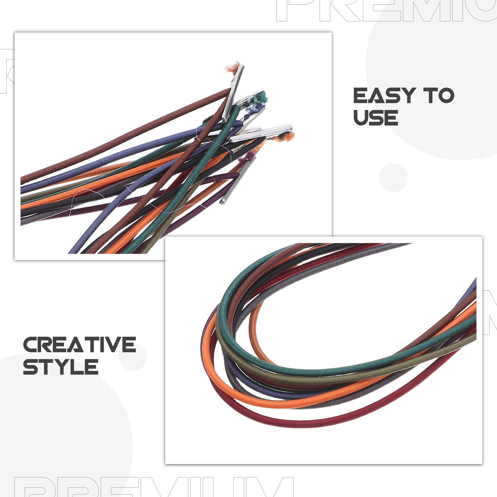 10Pcs Tali Elastis Ujung Logam - Travel Notebook Journal ulasan dan harga
