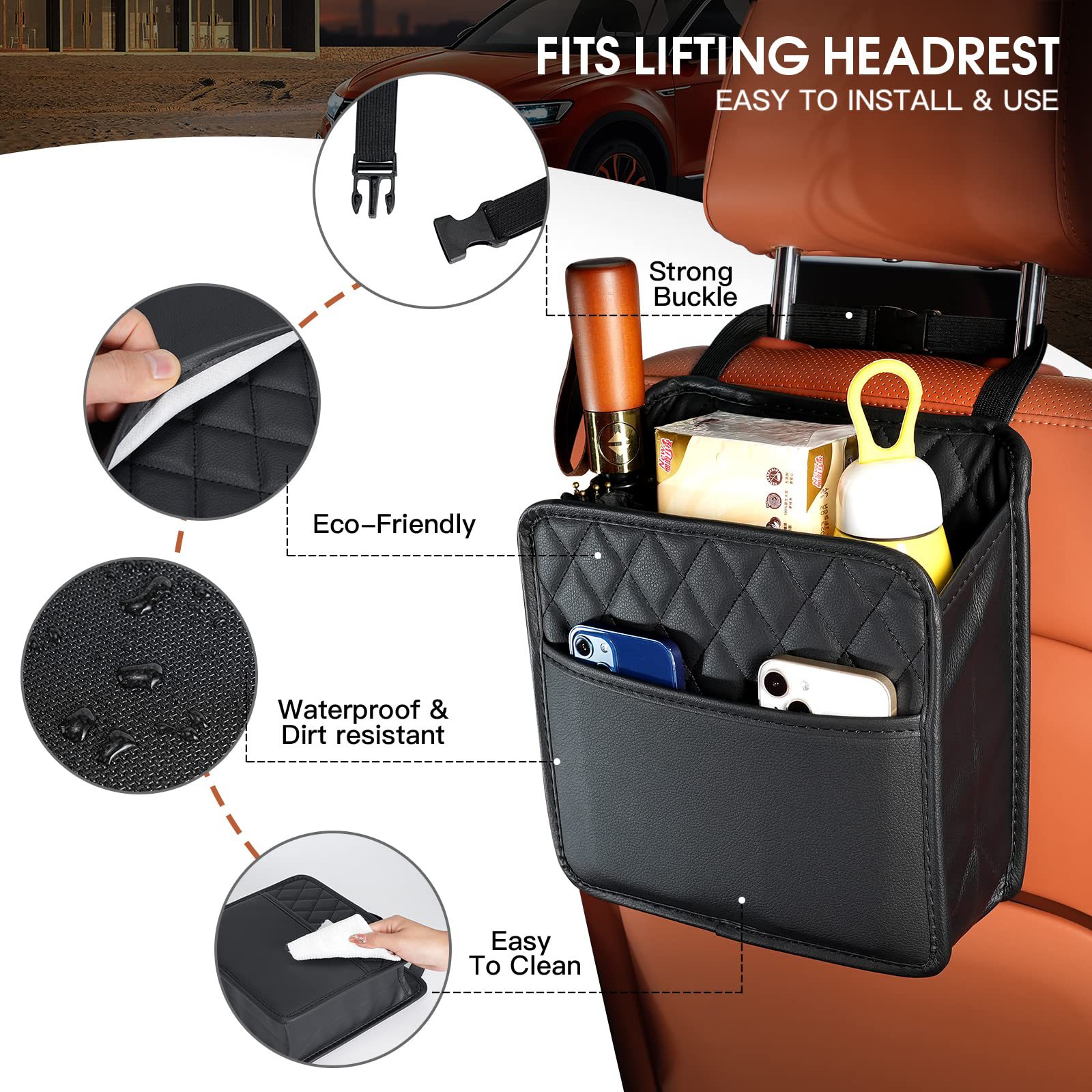 Kantong Penyimpanan Gantung un - Travel Accessories Car ulasan dan harga