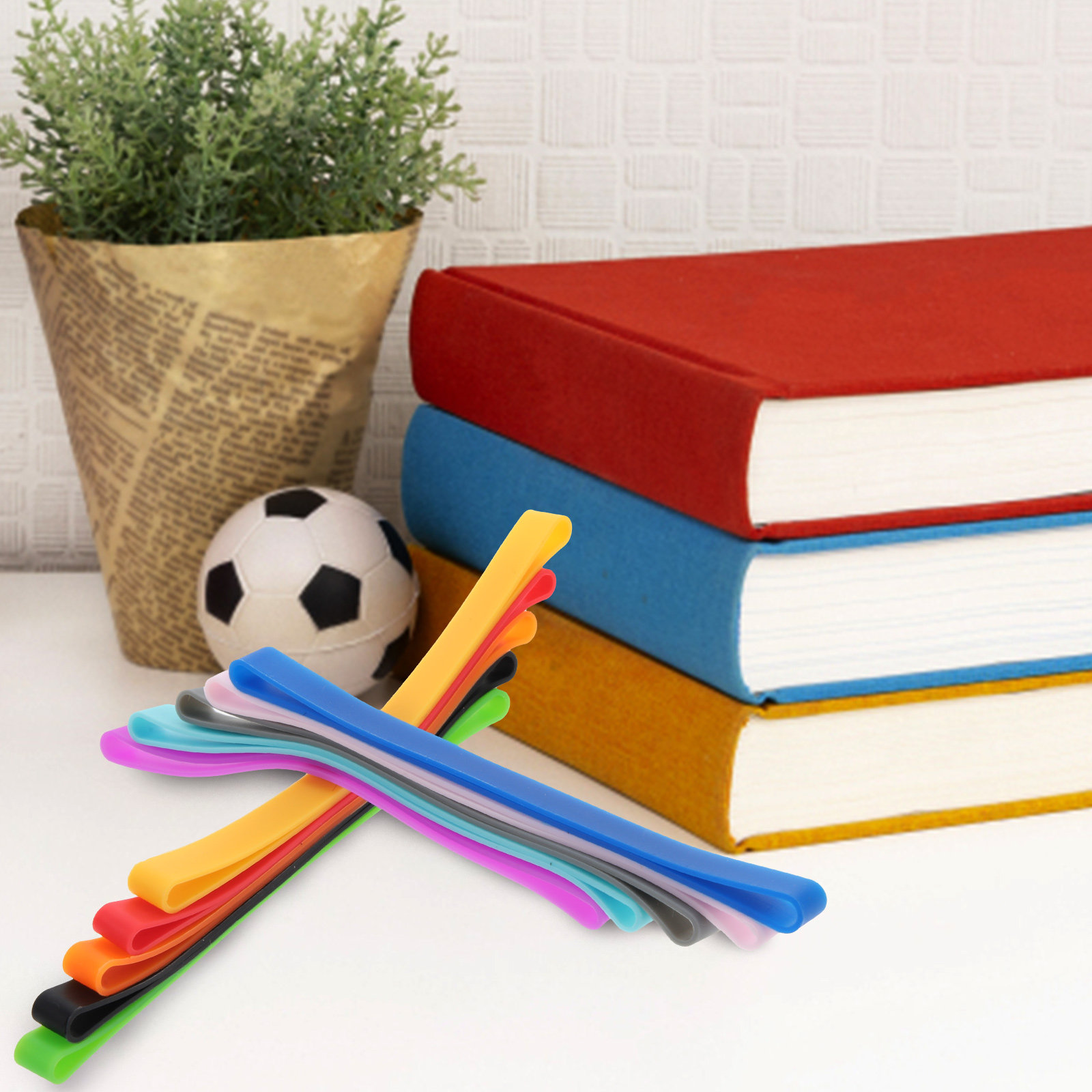 20Pcs Tali Silikon Elastis Fle - Travel Notebook Journal ulasan dan harga