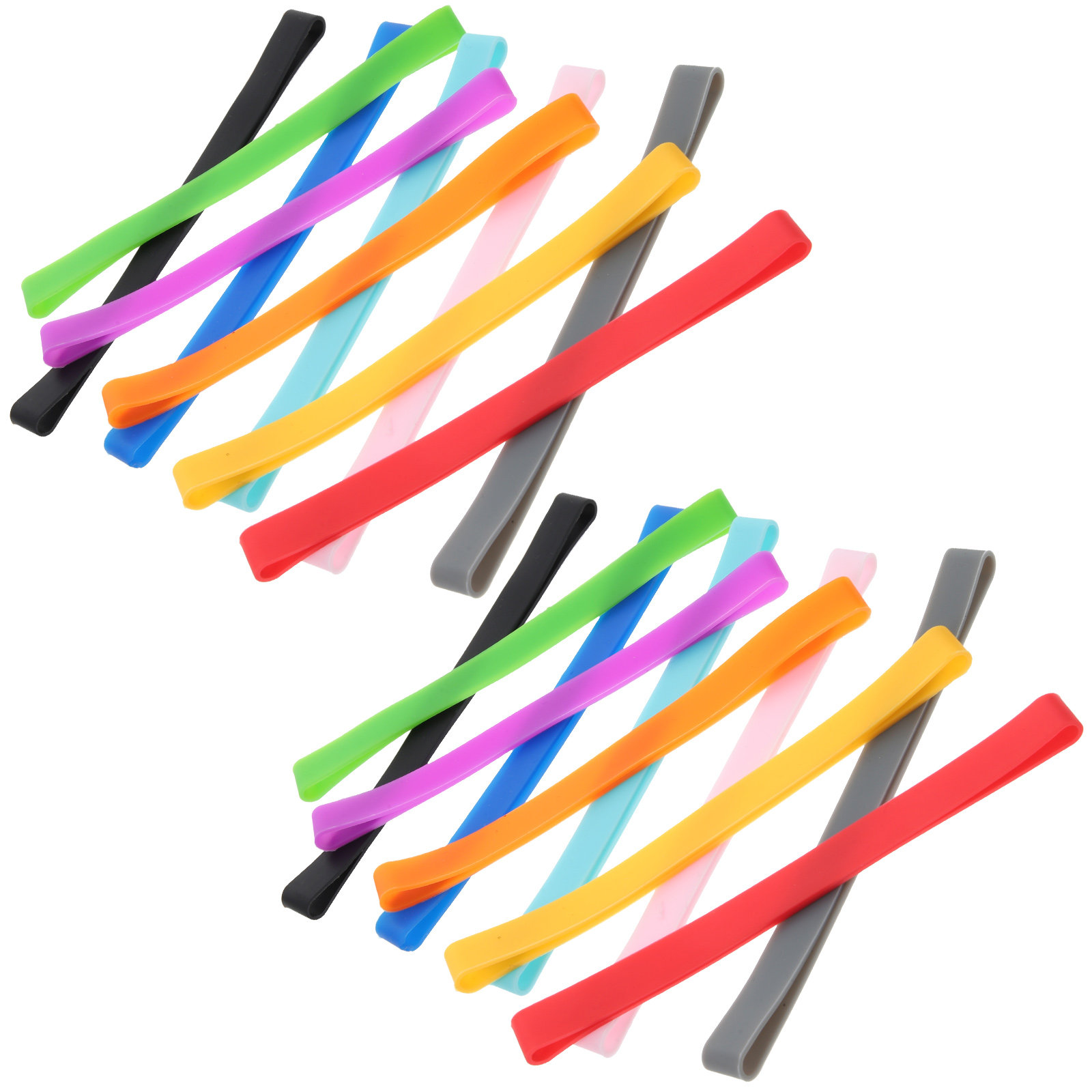 20Pcs Tali Silikon Elastis Fle - Travel Notebook Journal ulasan dan harga