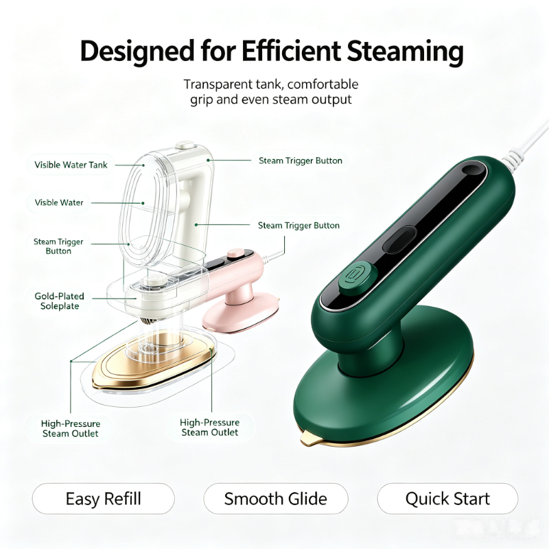 Setrika Uap Genggam Multifungs - Portable Steamer Clothes ulasan dan harga