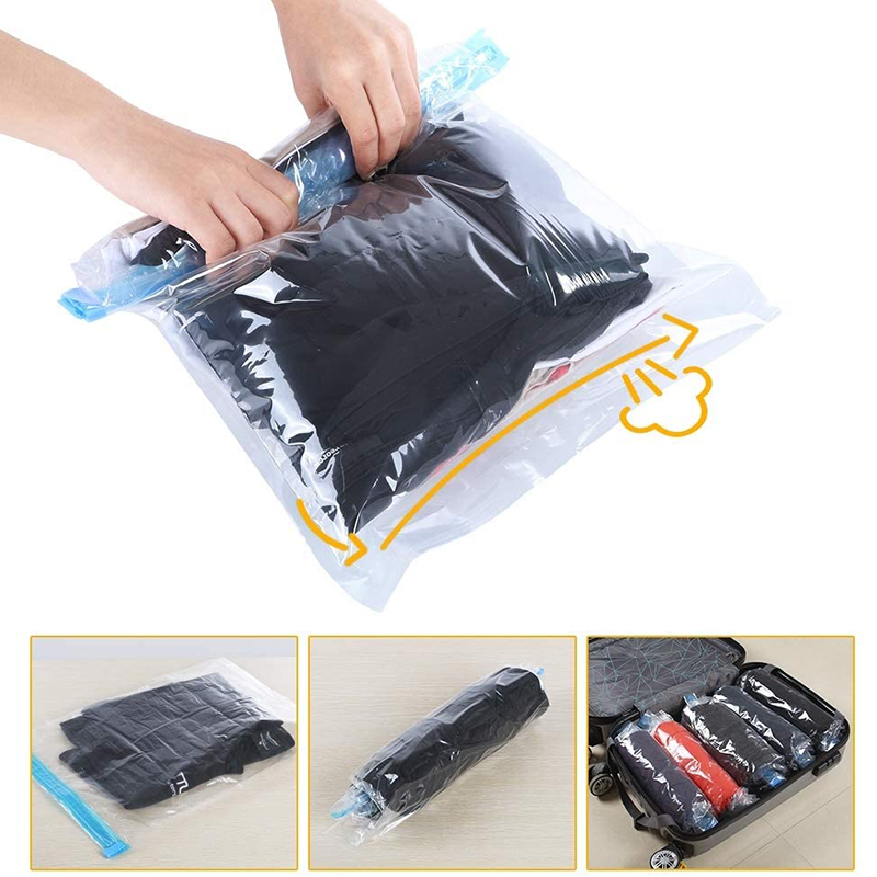 1 Pcs Tangan Rolling Kompresi  - Compression Bag Vacuum ulasan dan harga