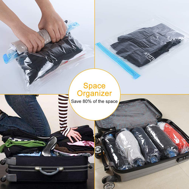 1 Pcs Tangan Rolling Kompresi  - Compression Bag Vacuum ulasan dan harga