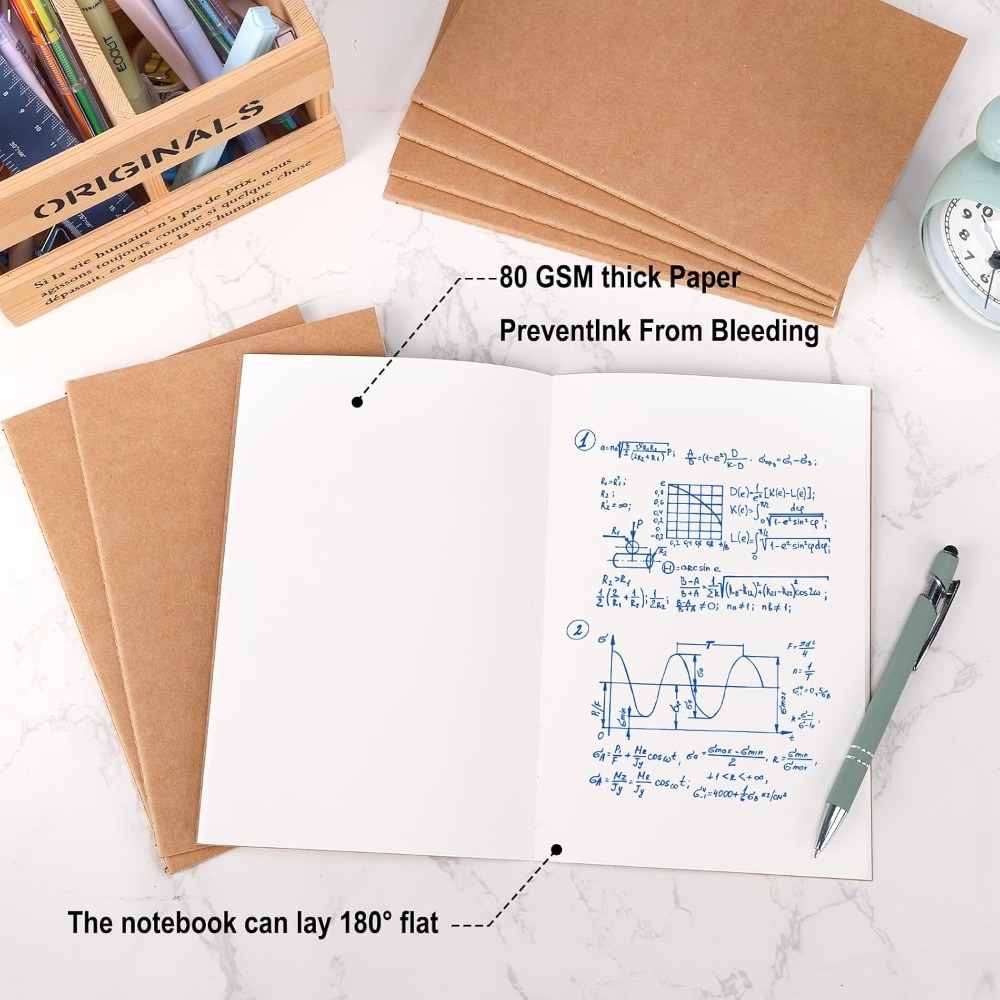 24 Buku Catatan Kraft Kosong U - Travel Notebook Journal ulasan dan harga