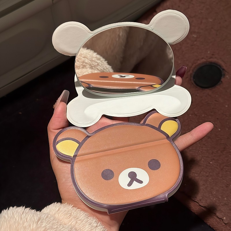Cermin Rias Lipat Rilakkuma Ce - Travel Accessories Store ulasan dan harga