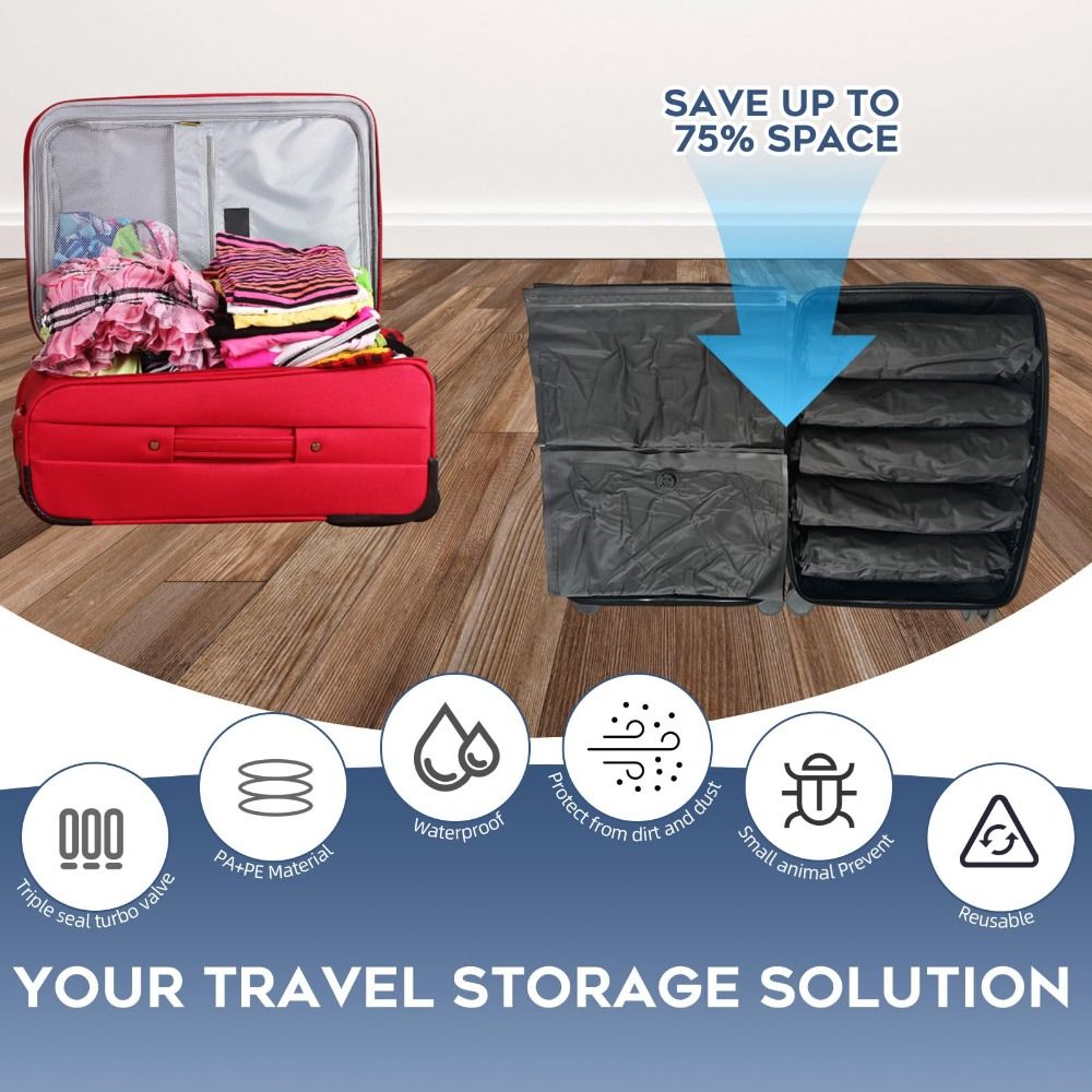 Kantong Vakum Gulung Tangan Ba - Compression Bag Vacuum ulasan dan harga