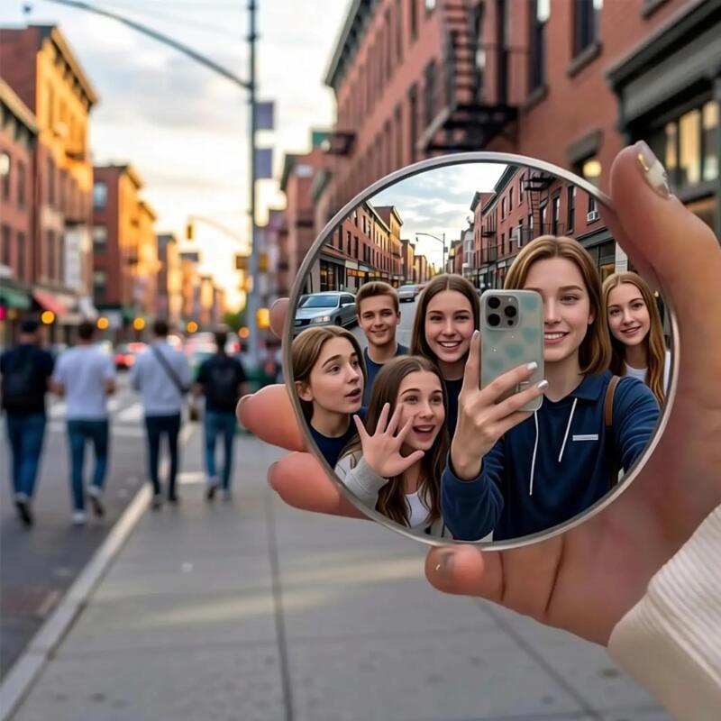 Cermin Selfie Genggam Portabel - Travel Accessories Store ulasan dan harga