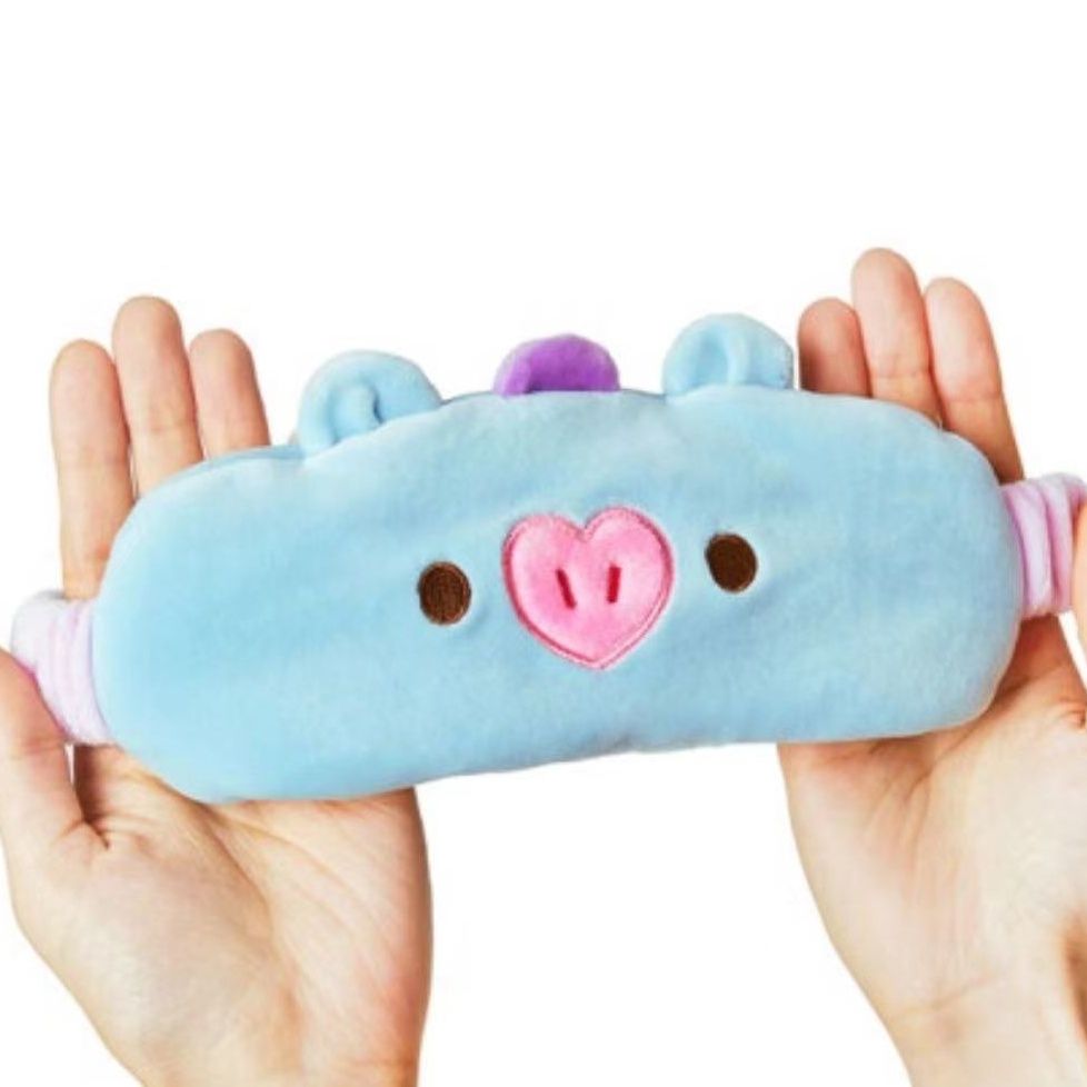 Masker mata boneka plush BT21  - Travel Accessories Store ulasan dan harga