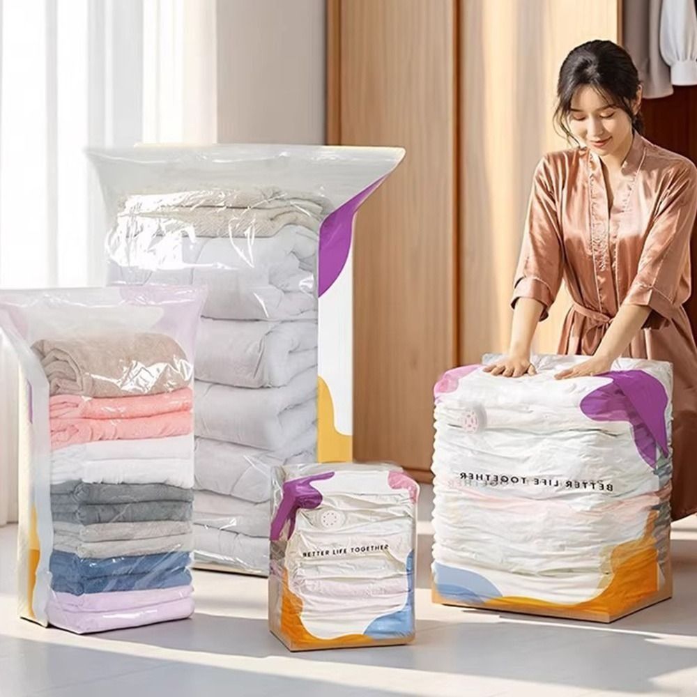Kantong Penyimpanan Vakum Tanp - Compression Bag Vacuum ulasan dan harga