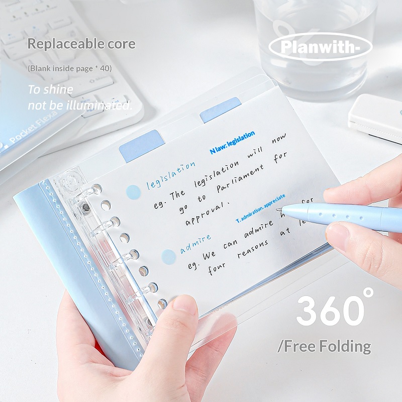 Planwith Mini B7 Loose Leaf No - Travel Notebook Journal ulasan dan harga