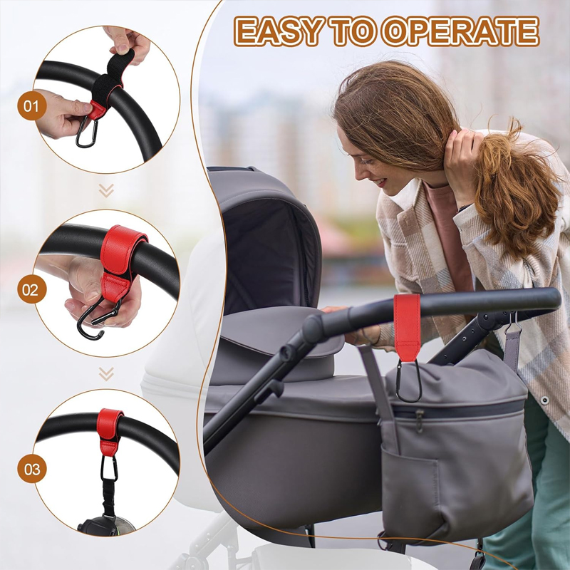 2 Buah Kait Kereta Dorong Bayi - Travel Accessories For 3 Year Old ulasan dan harga