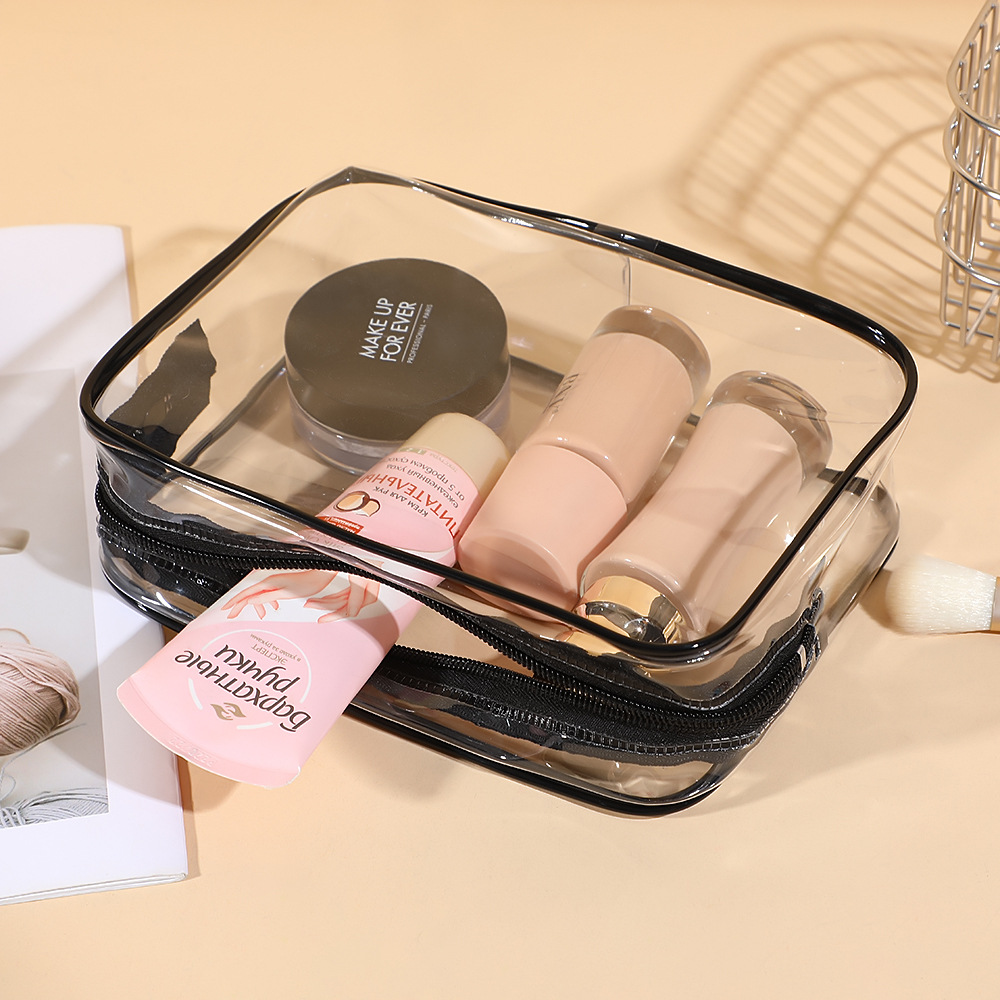 Tas Makeup Transparan Tahan Ai - Toiletry Bag Tsa ulasan dan harga