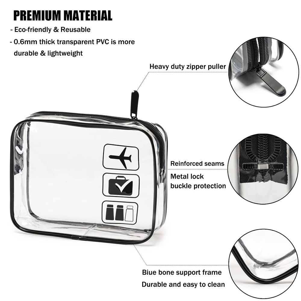 Kantong Kosmetik 3 Buah Tas Pe - Toiletry Bag Tsa ulasan dan harga