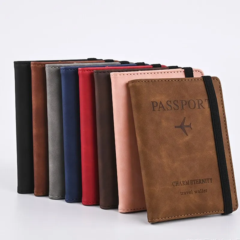 Dompet kulit PU pria, dompet p - Travel Accessories Passport Holder ulasan dan harga