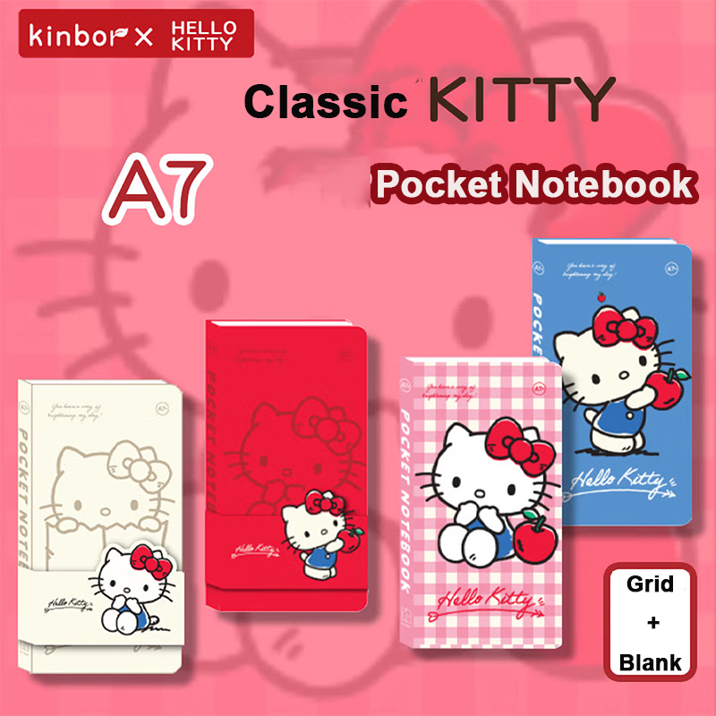 kinbor Hello Kitty Pocket Note - Travel Notebook Journal ulasan dan harga